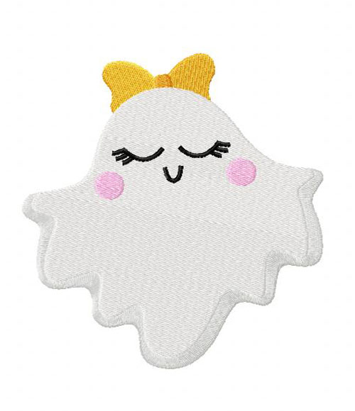 Darling Ghost Embroidery Design