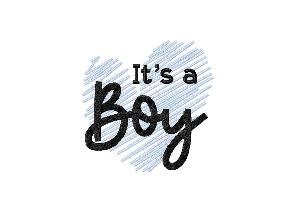 Its a Boy Embroidery Design