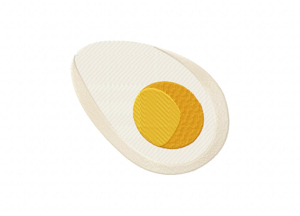 Half Egg Stitched Embroidery Design