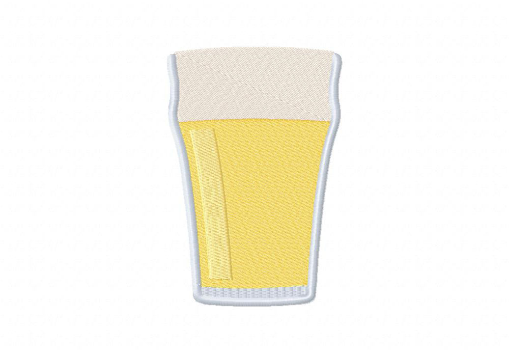 Pilsner Stitched Embroidery Design