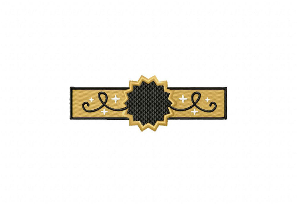 Table Napkin New Year Stitched Embroidery Design