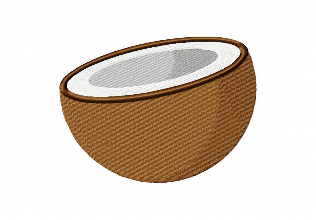 Coconut Stitched Embroidery Design