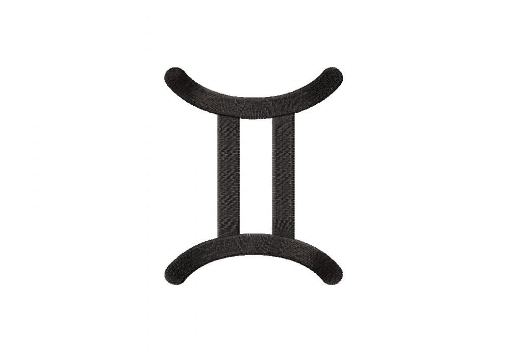 Gemini Stitched Embroidery Design