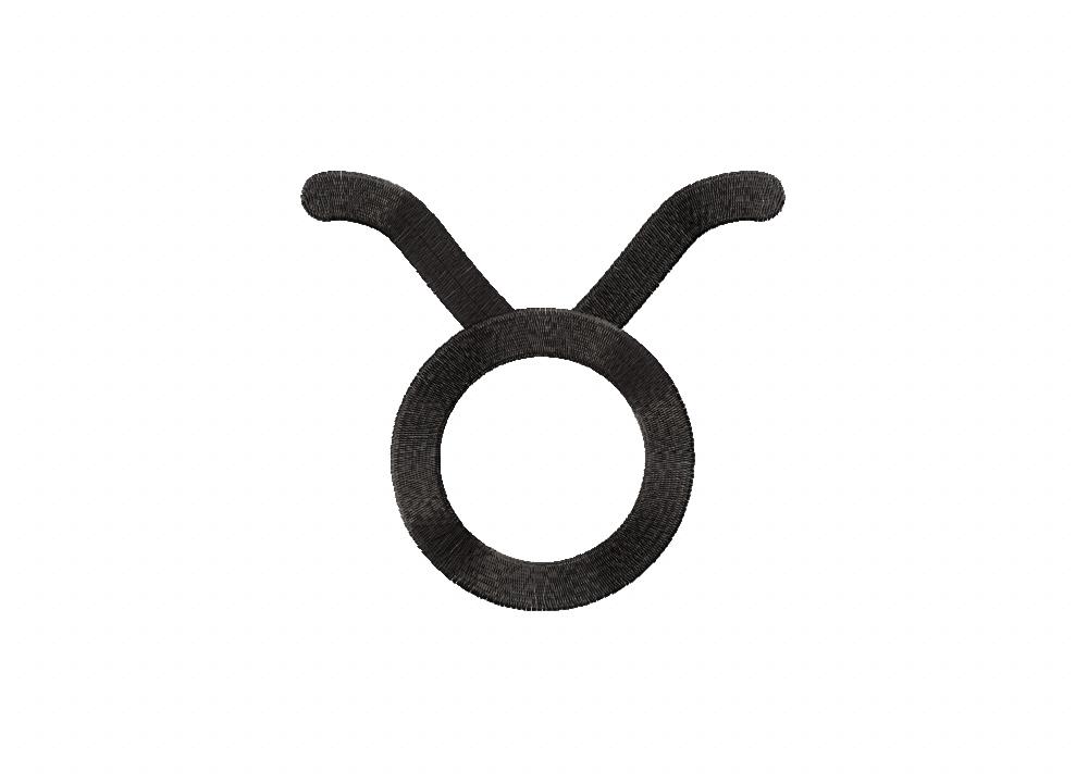 FREE Taurus Stitched Embroidery Design