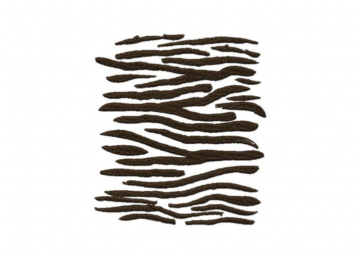 Zebra Print Stitched Embroidery Design – Daily Embroidery