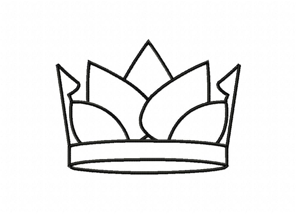 Bulky Crown Stitched Embroidery Design
