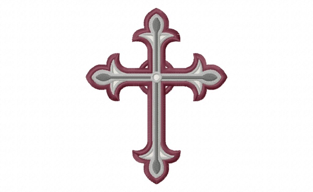 FREE Baroque Cross Stitched Embroidery Design