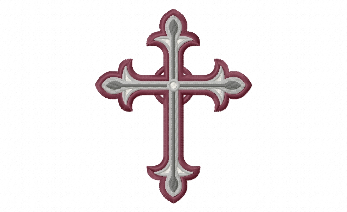 FREE Baroque Cross Stitched Embroidery Design