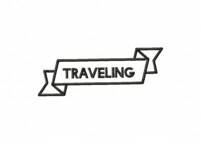 FREE Traveling Stitched Embroidery Design