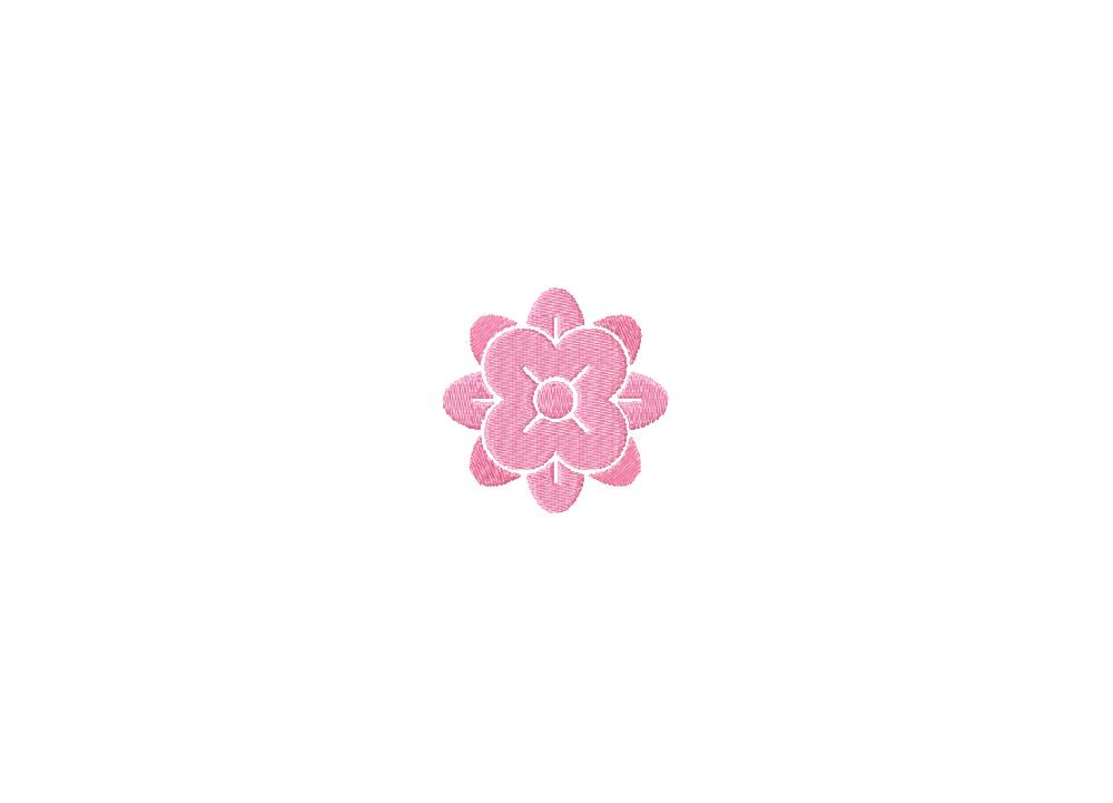 FREE Little Blossom Stitched Embroidery Design