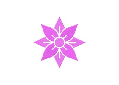 FREE Plain Floral Stitched Embroidery Design